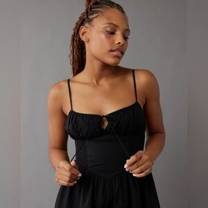 American Eagle | AE Smocked Corset Romper